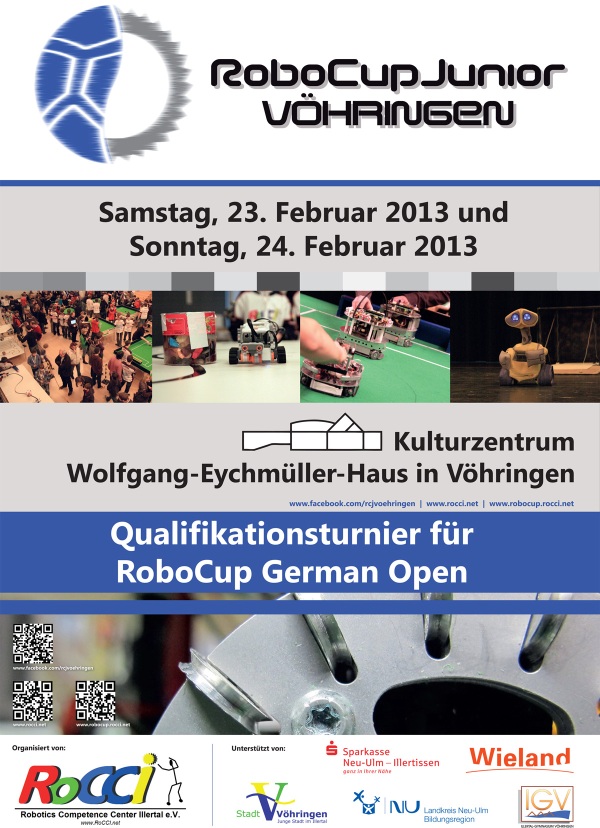 RoboCup Junior Vöhringen 2013 Plakat
