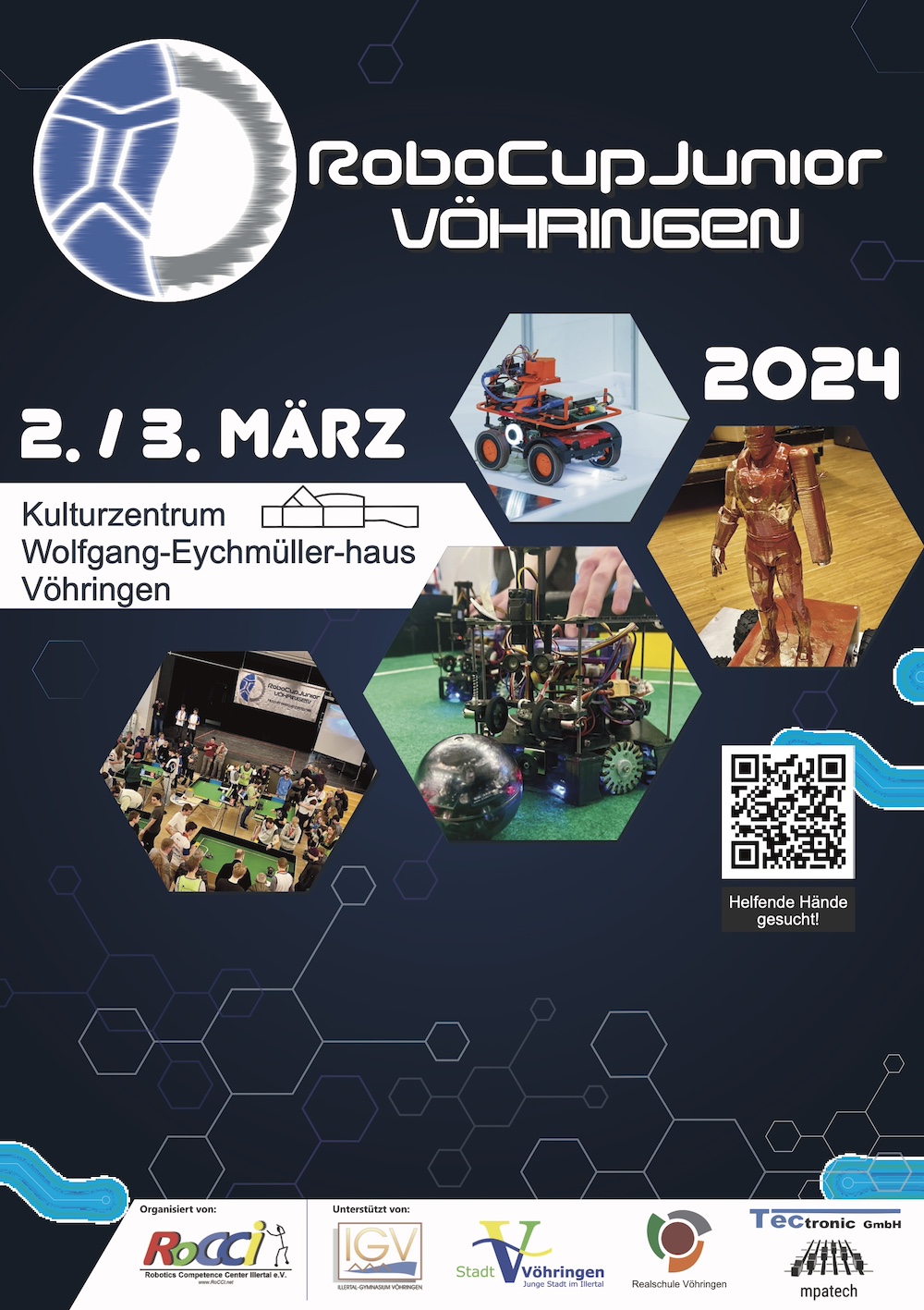RoboCup Junior Vöhringen 2024 Plakat