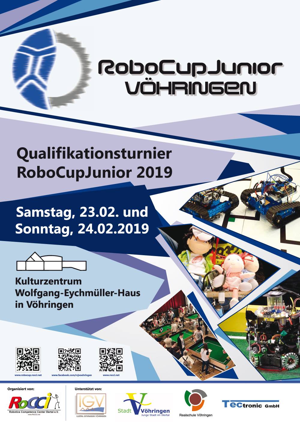 RoboCup Junior Vöhringen 2019 Plakat