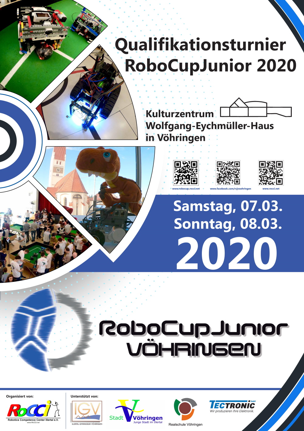 RoboCup Junior Vöhringen 2020 Plakat