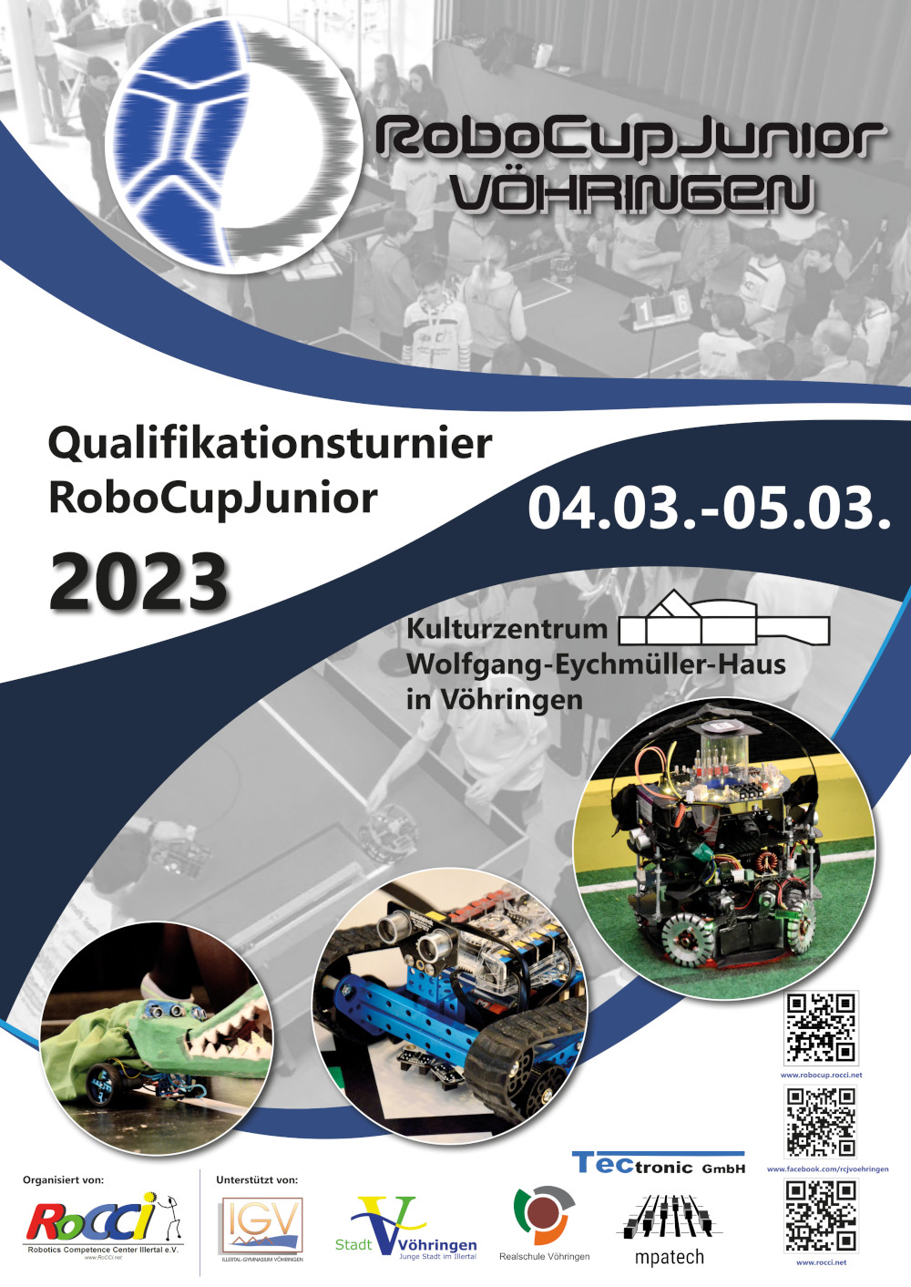 RoboCup Junior Vöhringen 2023 Plakat